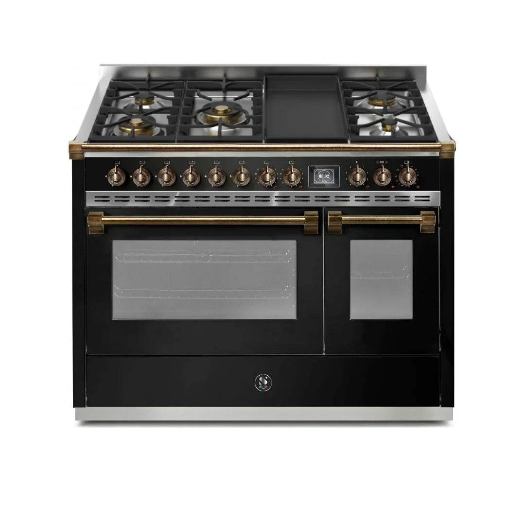 STEEL Cucine Ascot 120 cm - 5 Burners - Gas Fuel - Carvers Interiors - Steel Cucine