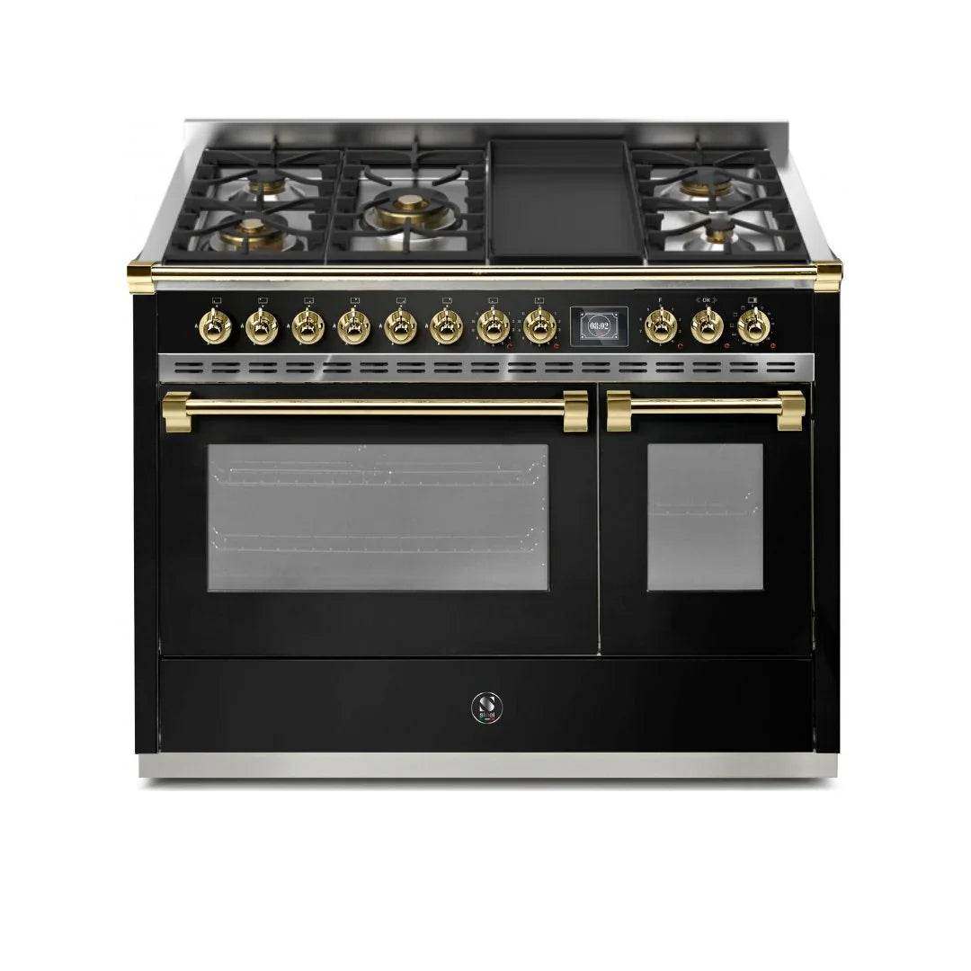 STEEL Cucine Ascot 120 cm - 5 Burners - Gas Fuel - Carvers Interiors - Steel Cucine