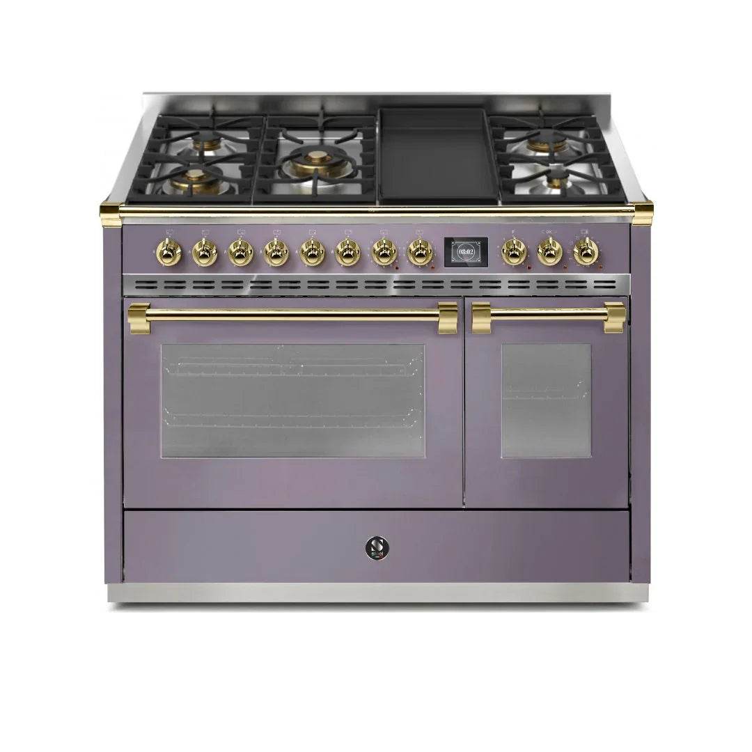 STEEL Cucine Ascot 120 cm - 5 Burners - Gas Fuel - Carvers Interiors - Steel Cucine