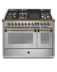 STEEL Cucine Ascot 120 cm - 5 Burners - Gas Fuel - Carvers Interiors - Carvers Interior