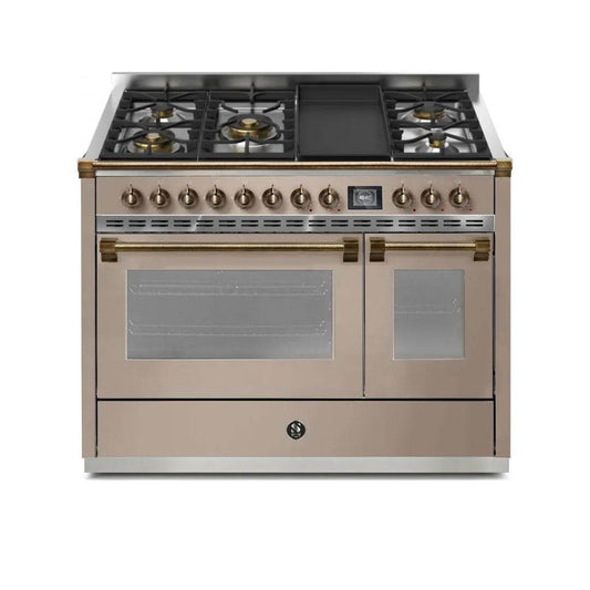 STEEL Cucine Ascot 120 cm - 5 Burners - Gas Fuel - Carvers Interiors - Cookers and Bathroom Showroom Wolverhampton