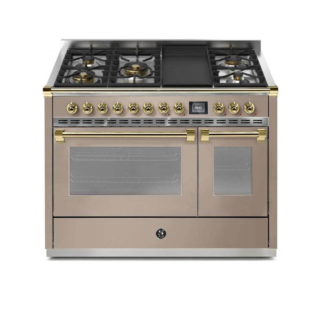 STEEL Cucine Ascot 120 cm - 5 Burners - Gas Fuel - Carvers Interiors - Steel Cucine