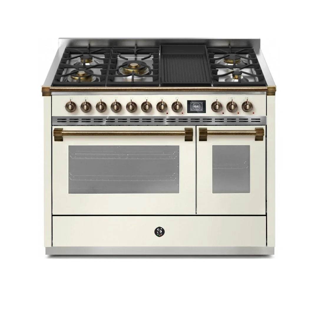 STEEL Cucine Ascot 120 cm - 5 Burners - Gas Fuel - Carvers Interiors - Steel Cucine