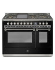 STEEL Cucine Ascot 120 cm - 6 Burners - Gas Fuel - Carvers Interiors - Carvers Interior