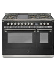 STEEL Cucine Ascot 120 cm - 6 Burners - Gas Fuel - Carvers Interiors - Carvers Interior