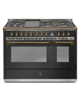 STEEL Cucine Ascot 120 cm - 6 Burners - Gas Fuel - Carvers Interiors - Steel Cucine