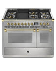 STEEL Cucine Ascot 120 cm - 6 Burners - Gas Fuel - Carvers Interiors - Steel Cucine