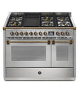 STEEL Cucine Ascot 120 cm - 6 Burners - Gas Fuel - Carvers Interiors - Carvers Interior