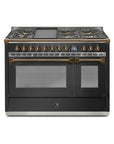 STEEL Cucine Ascot 120 cm - 6 Burners - Gas Fuel - Carvers Interiors - Carvers Interior