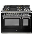 STEEL Cucine Ascot 120 cm - 6 Burners - Gas Fuel - Carvers Interiors - Carvers Interior