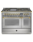 STEEL Cucine Ascot 120 cm - 6 Burners - Gas Fuel - Carvers Interiors - Steel Cucine