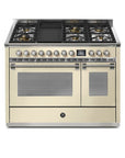 STEEL Cucine Ascot 120 cm - 6 Burners - Gas Fuel - Carvers Interiors - Carvers Interior