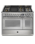 STEEL Cucine Ascot 120 cm - 6 Burners - Gas Fuel - Carvers Interiors - Carvers Interior