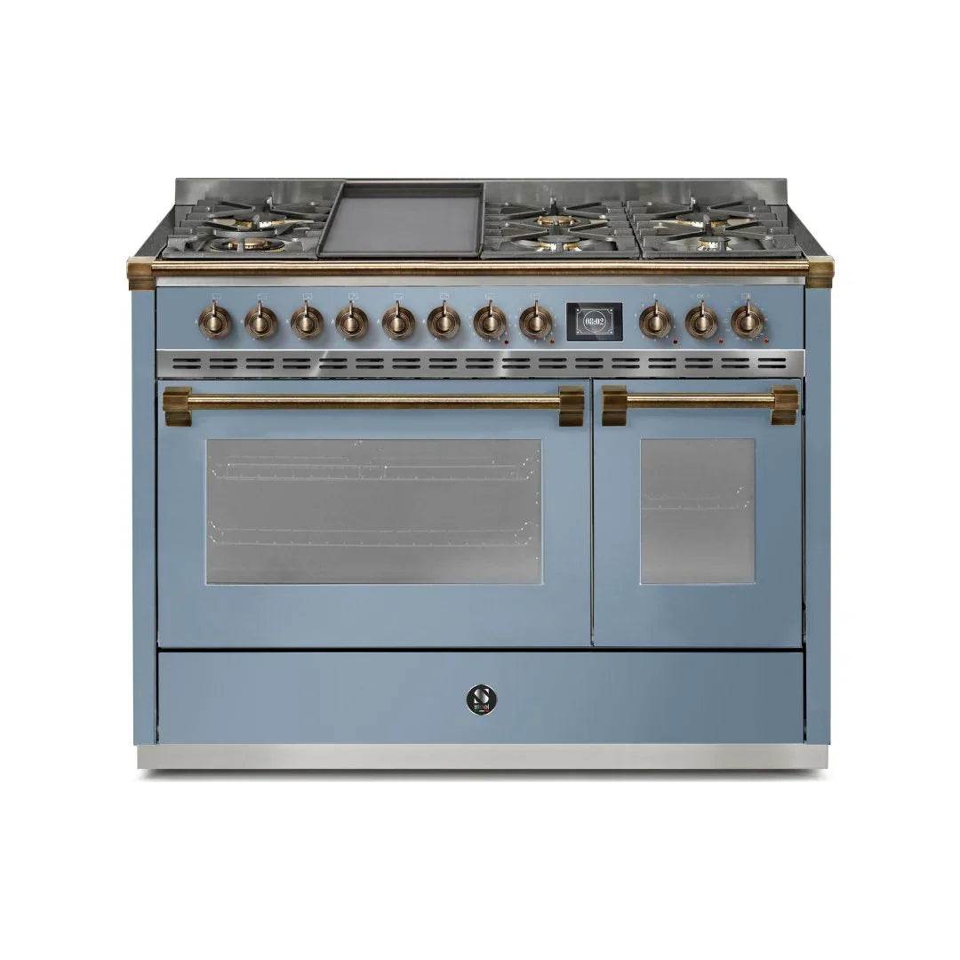 STEEL Cucine Ascot 120 cm - 6 Burners - Gas Fuel - Carvers Interiors - Steel Cucine