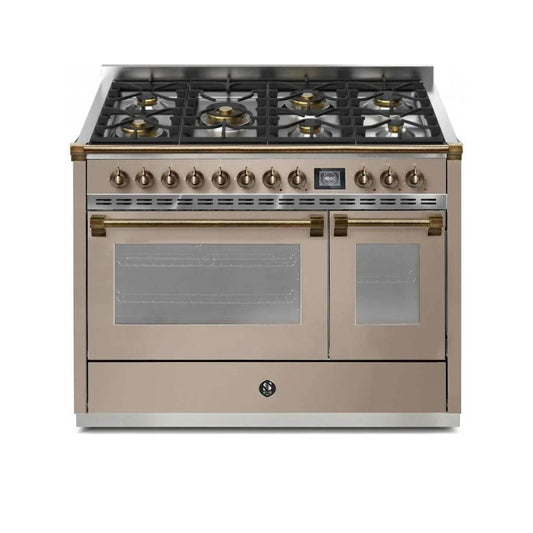 STEEL Cucine Ascot 120 cm - 7 Burners - Gas Fuel - Carvers Interiors - Cookers and Bathroom Showroom Wolverhampton