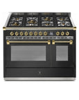 STEEL Cucine Ascot 120 cm - 7 Burners - Gas Fuel - Carvers Interiors - Carvers Interior