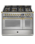 STEEL Cucine Ascot 120 cm - 7 Burners - Gas Fuel - Carvers Interiors - Carvers Interior