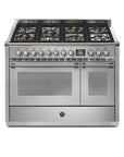 STEEL Cucine Ascot 120 cm - 7 Burners - Gas Fuel - Carvers Interiors - Carvers Interior