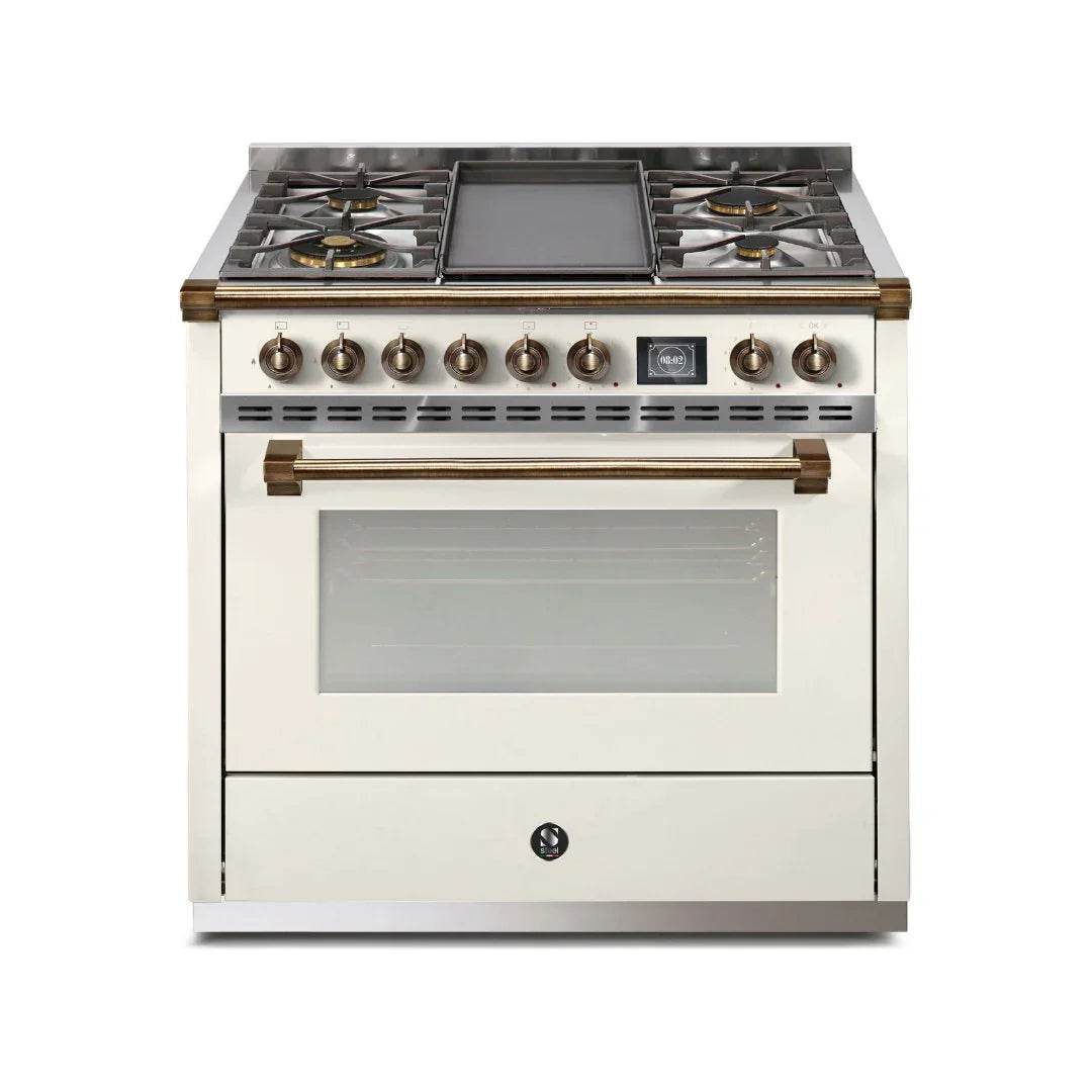 STEEL Cucine Ascot 90 cm - Mixed Hobs - Carvers Interiors - Steel Cucine