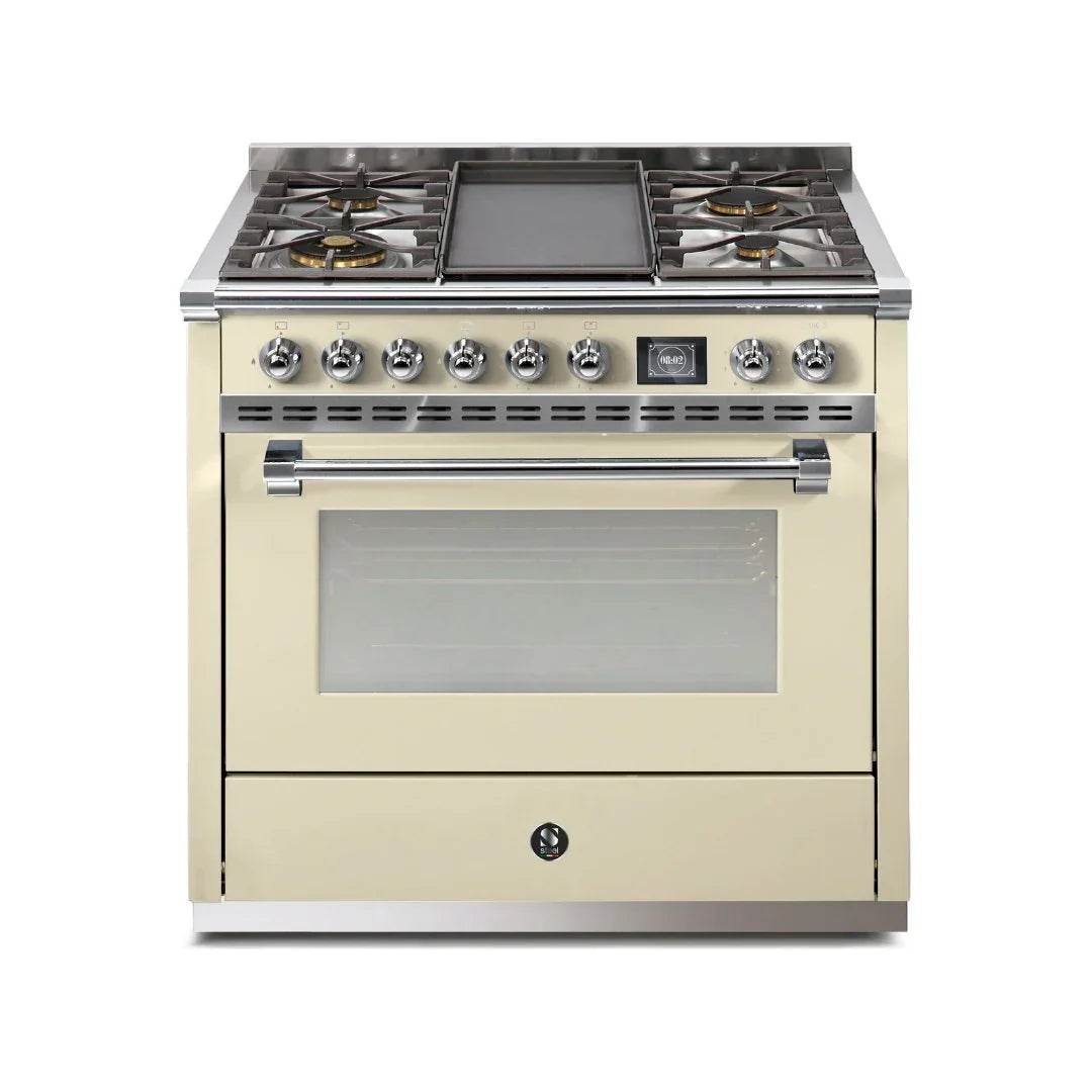 STEEL Cucine Ascot 90 cm - Mixed Hobs - Carvers Interiors - Steel Cucine