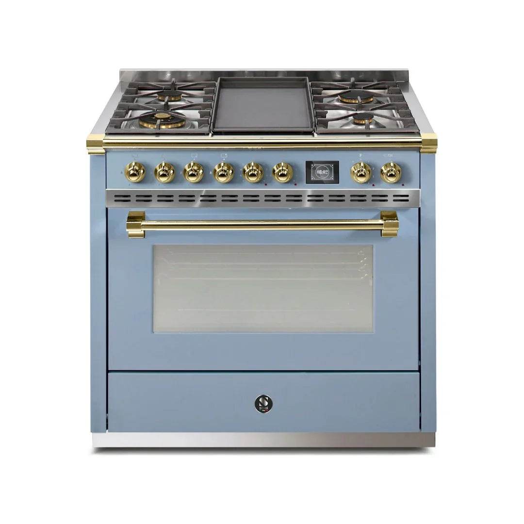 STEEL Cucine Ascot 90 cm - Mixed Hobs - Carvers Interiors - Steel Cucine