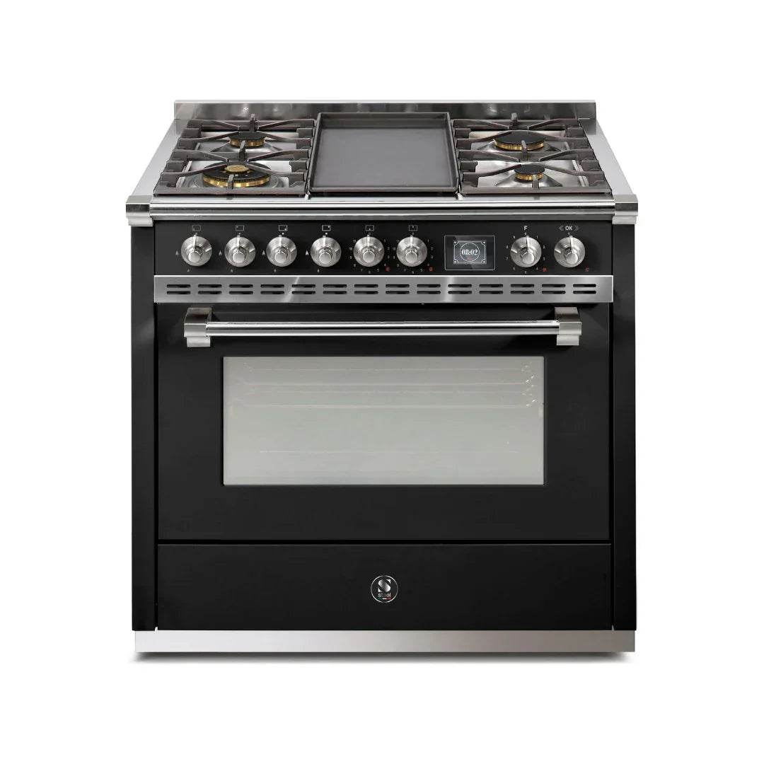 STEEL Cucine Ascot 90 cm - Mixed Hobs - Carvers Interiors - Steel Cucine