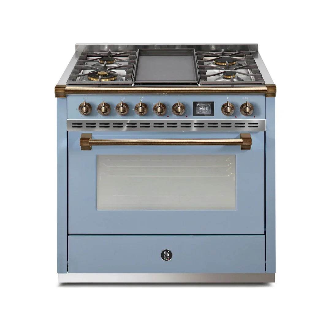 STEEL Cucine Ascot 90 cm - Mixed Hobs - Carvers Interiors - Steel Cucine
