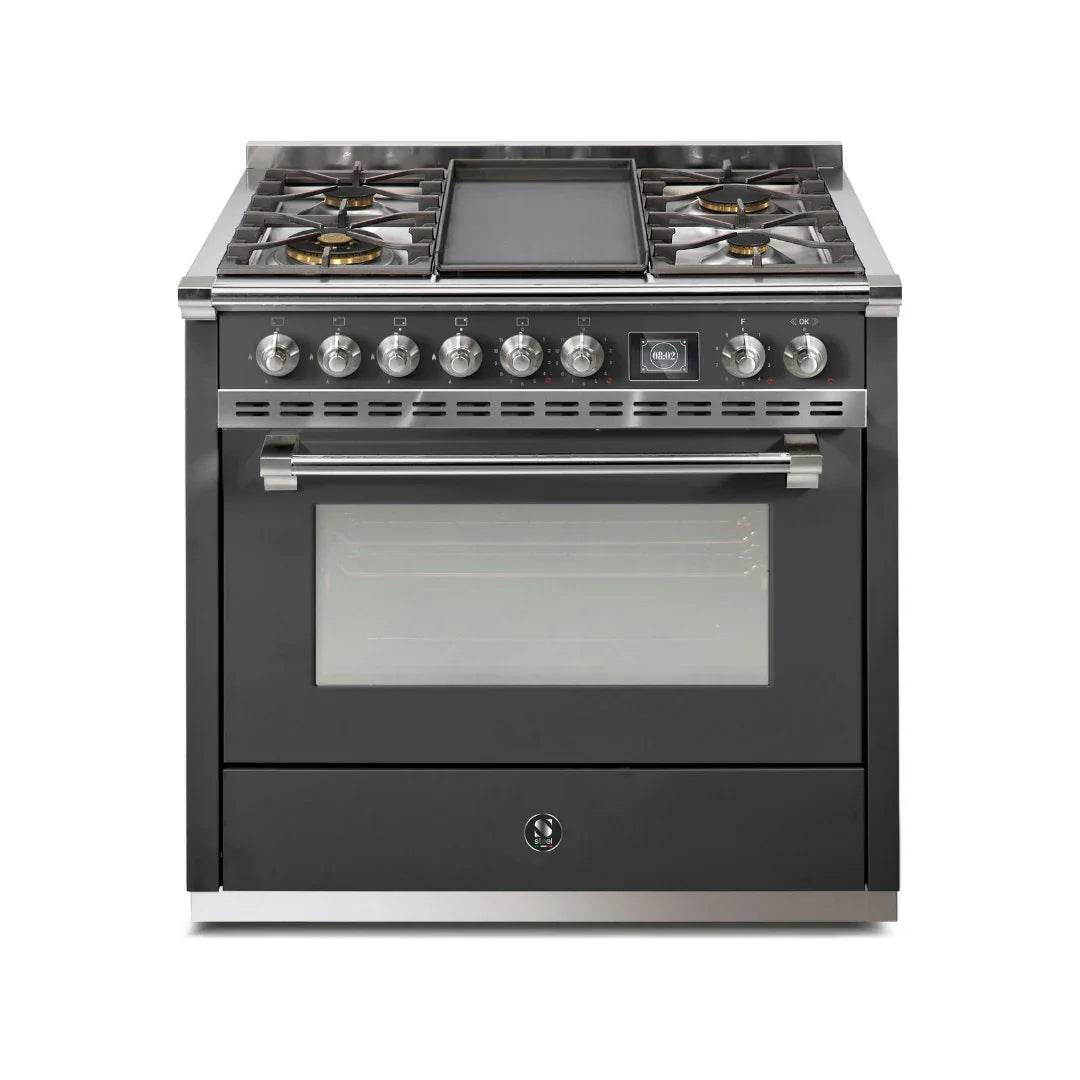 STEEL Cucine Ascot 90 cm - Mixed Hobs - Carvers Interiors - Steel Cucine