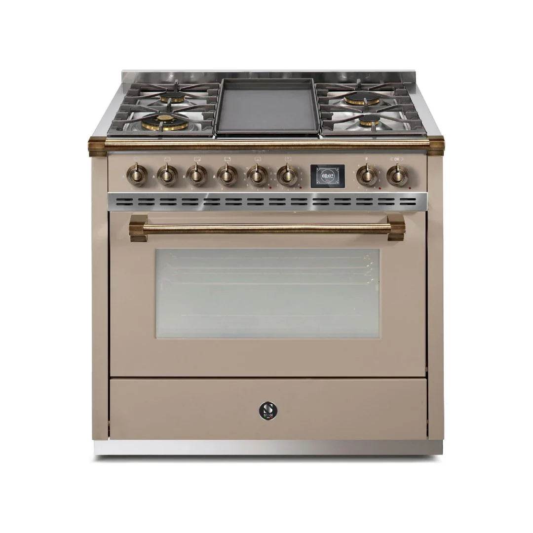 STEEL Cucine Ascot 90 cm - Mixed Hobs - Carvers Interiors - Steel Cucine