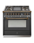 STEEL Cucine Ascot 90 cm - Mixed Hobs - Carvers Interiors - Steel Cucine