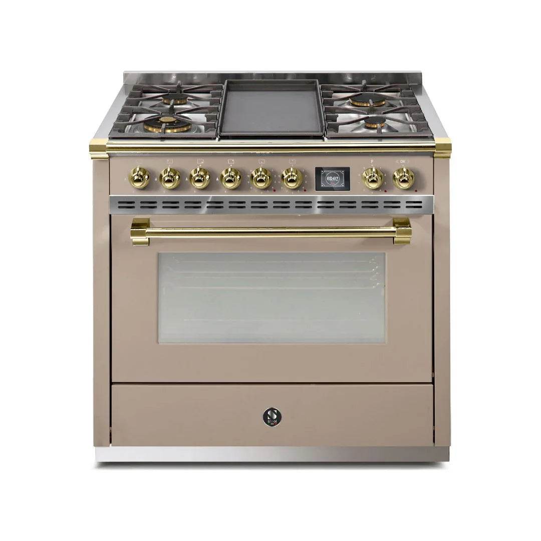 STEEL Cucine Ascot 90 cm - Mixed Hobs - Carvers Interiors - Steel Cucine