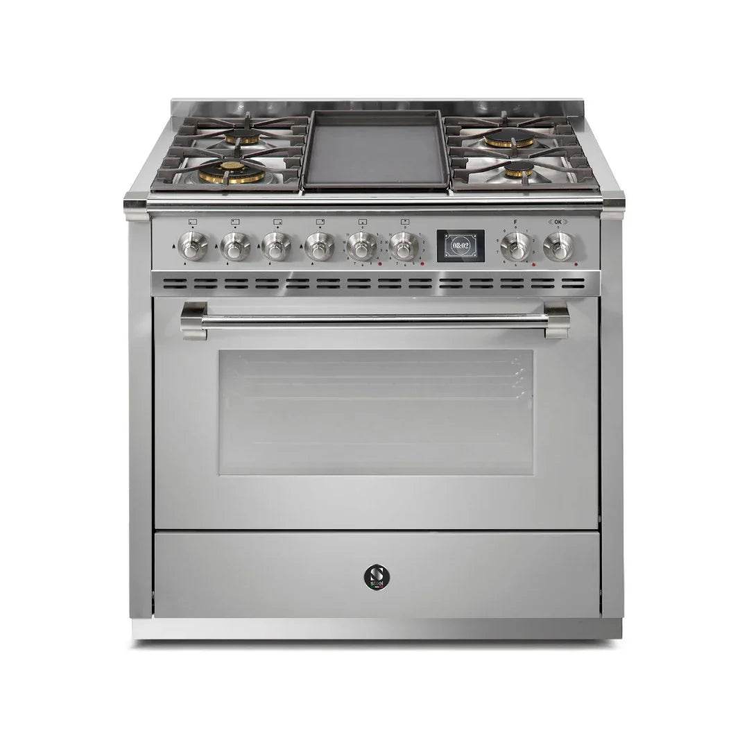 STEEL Cucine Ascot 90 cm - Mixed Hobs - Carvers Interiors - Steel Cucine