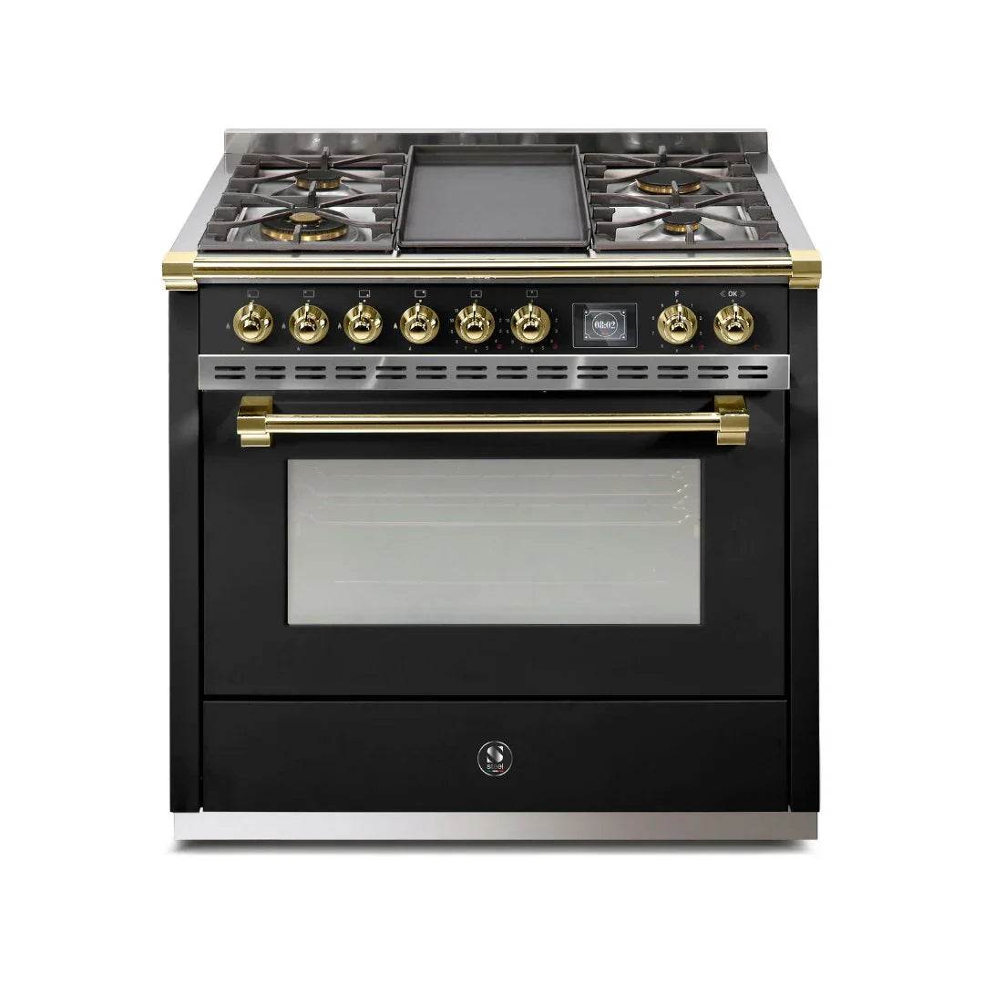 STEEL Cucine Ascot 90 cm - Mixed Hobs - Carvers Interiors - Steel Cucine
