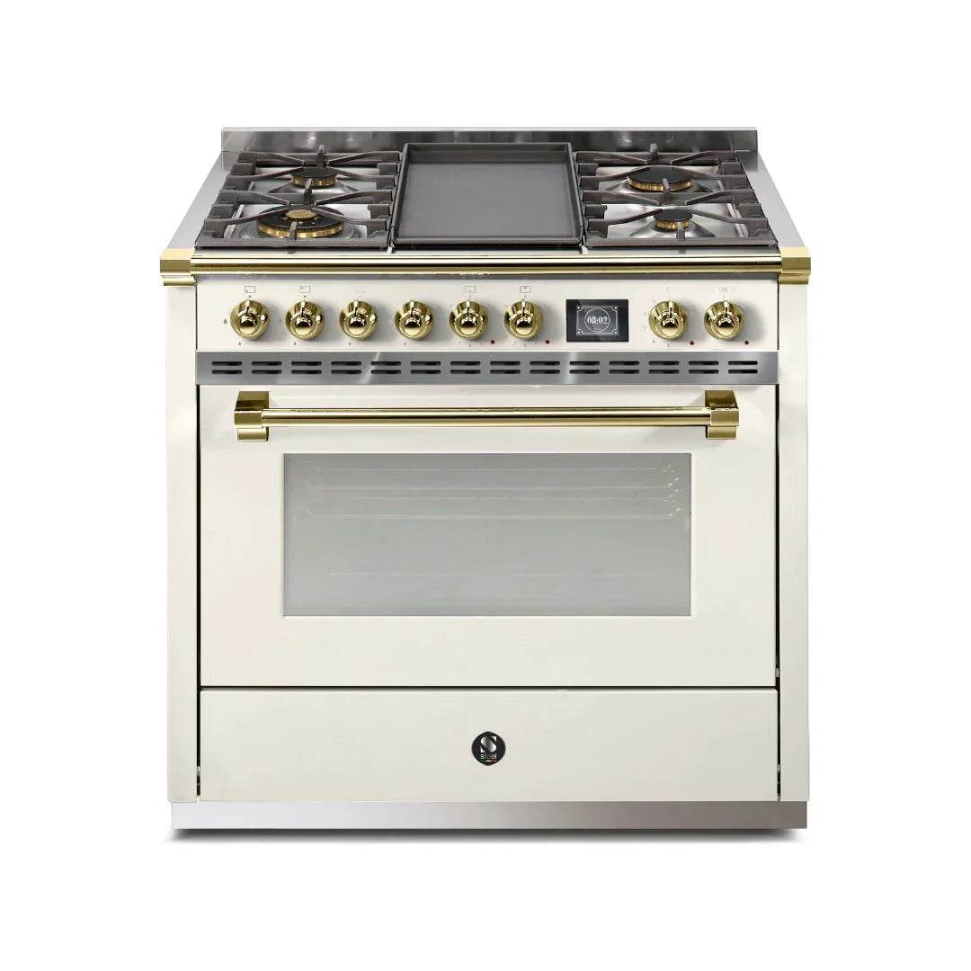STEEL Cucine Ascot 90 cm - Mixed Hobs - Carvers Interiors - Steel Cucine