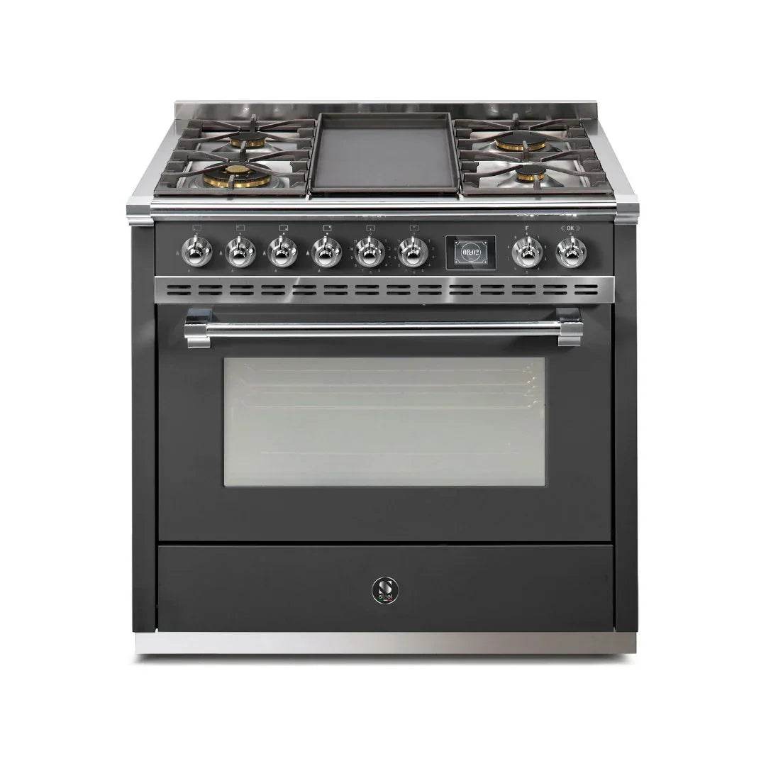 STEEL Cucine Ascot 90 cm - Mixed Hobs - Carvers Interiors - Steel Cucine