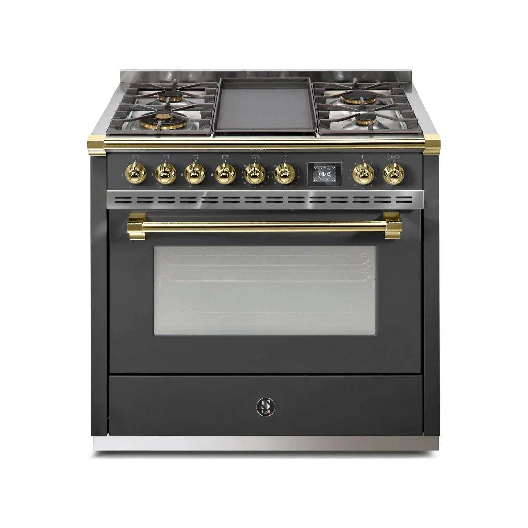 STEEL Cucine Ascot 90 cm - Mixed Hobs - Carvers Interiors - Steel Cucine