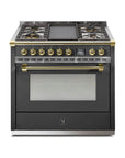 STEEL Cucine Ascot 90 cm - Mixed Hobs - Carvers Interiors - Steel Cucine