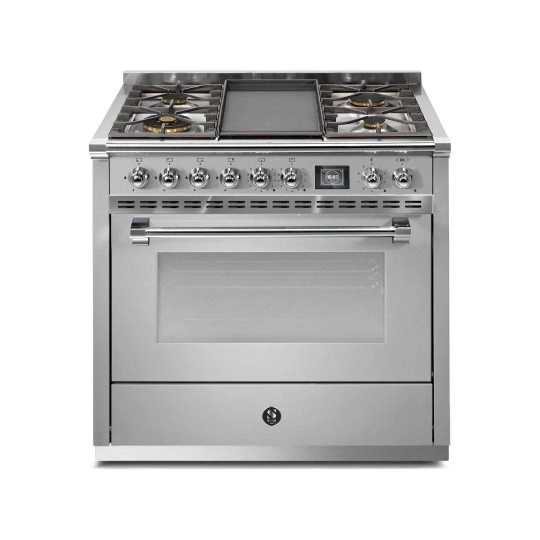 STEEL Cucine Ascot 90 cm - Mixed Hobs - Carvers Interiors - Steel Cucine