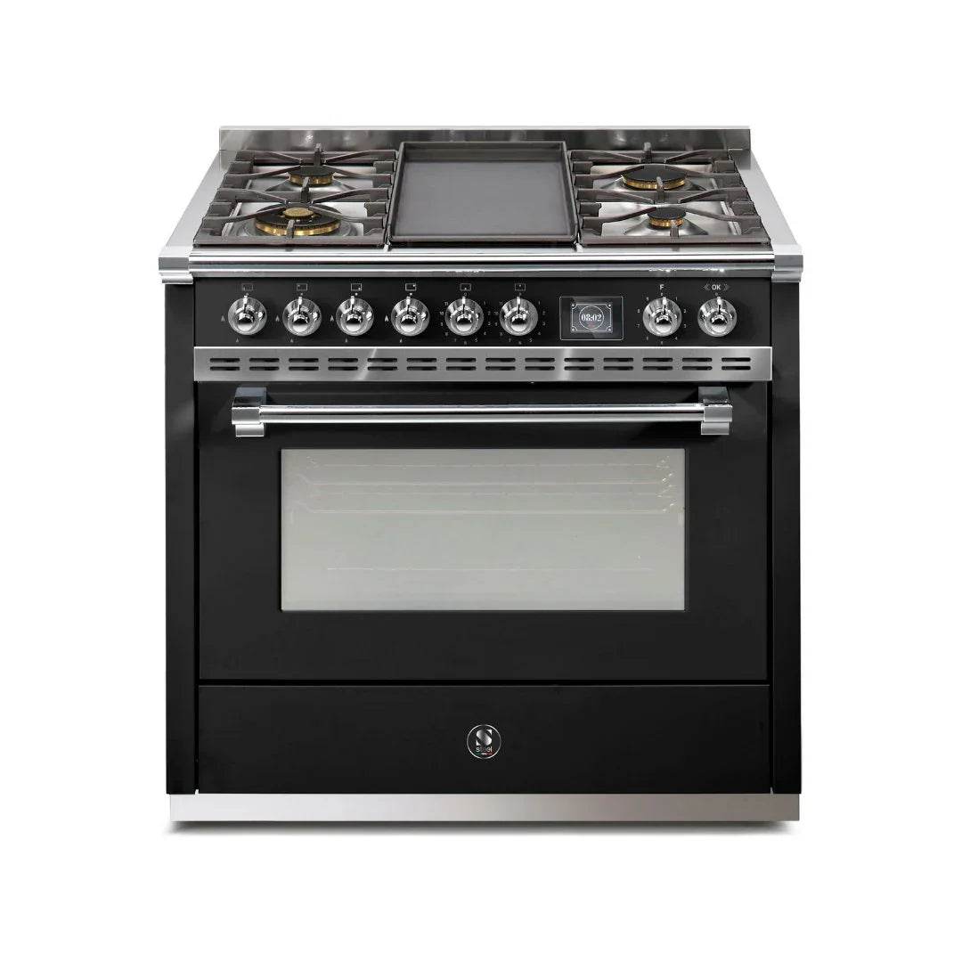 STEEL Cucine Ascot 90 cm - Mixed Hobs - Carvers Interiors - Steel Cucine