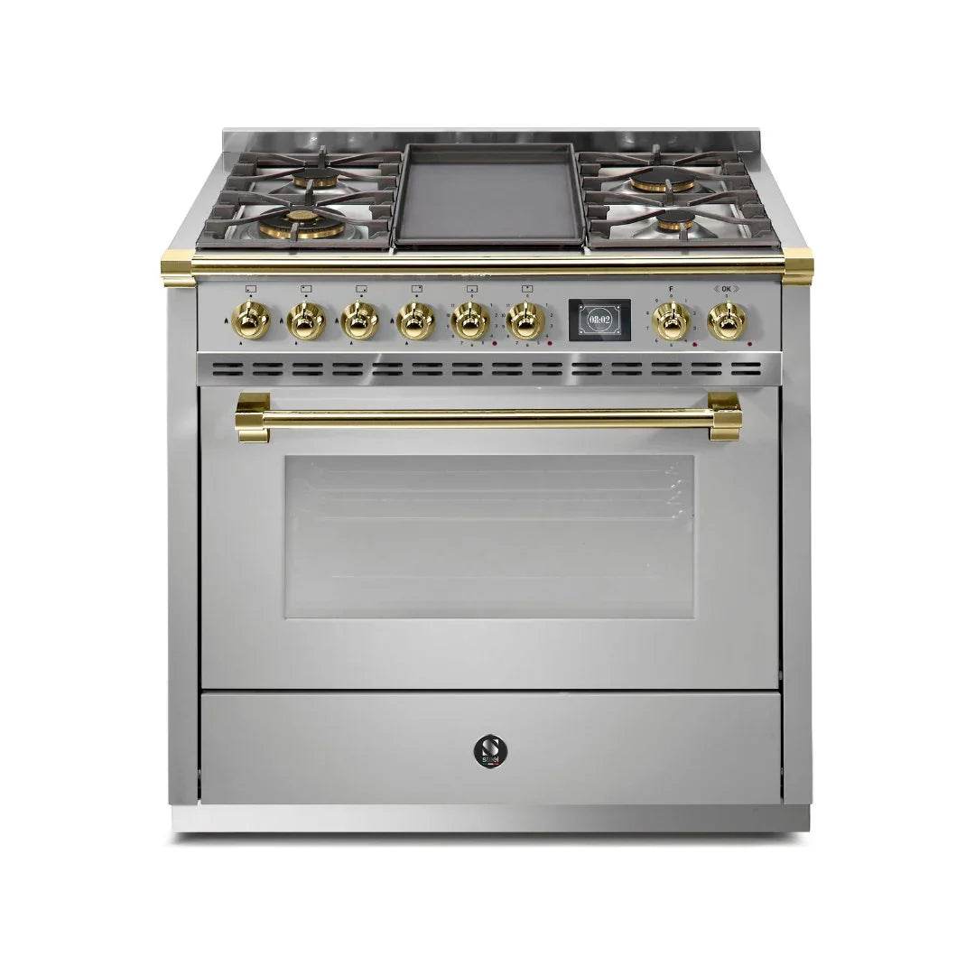 STEEL Cucine Ascot 90 cm - Mixed Hobs - Carvers Interiors - Steel Cucine