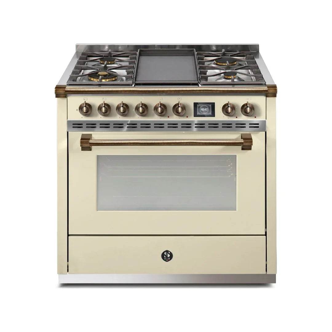 STEEL Cucine Ascot 90 cm - Mixed Hobs - Carvers Interiors - Steel Cucine