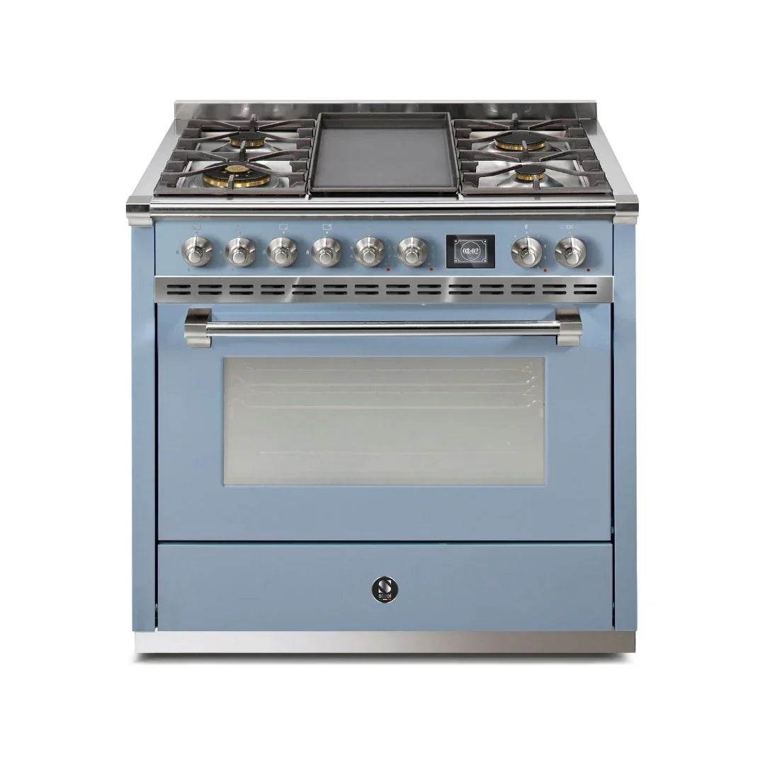 STEEL Cucine Ascot 90 cm - Mixed Hobs - Carvers Interiors - Steel Cucine