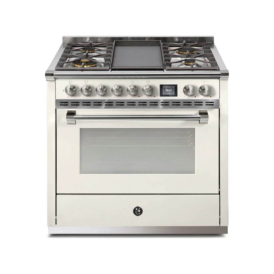 STEEL Cucine Ascot 90 cm - Mixed Hobs - Carvers Interiors - Steel Cucine