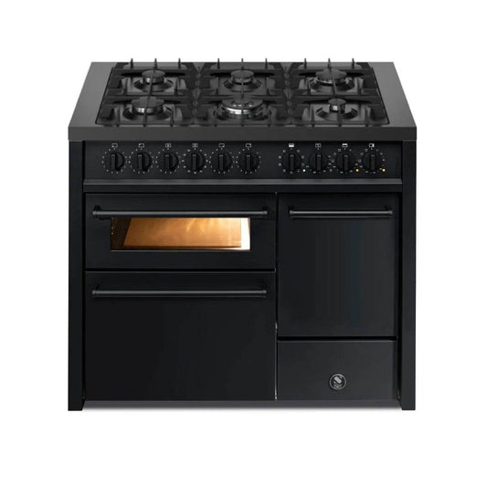STEEL Cucine Enfasi 100 cm - All Black Edition - Carvers Interiors - Cookers and Bathroom Showroom Wolverhampton