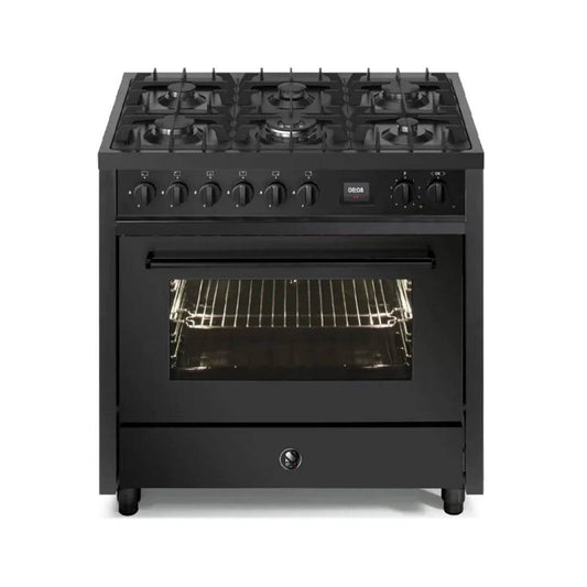 STEEL Cucine Enfasi 90 cm - All Black Edition - Carvers Interiors - Cookers and Bathroom Showroom Wolverhampton
