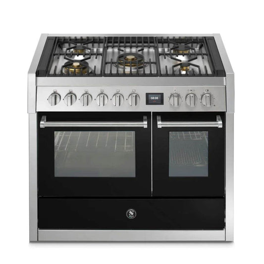 STEEL Cucine Genesi 100 cm - Double Oven - Carvers Interiors - Cookers and Bathroom Showroom Wolverhampton