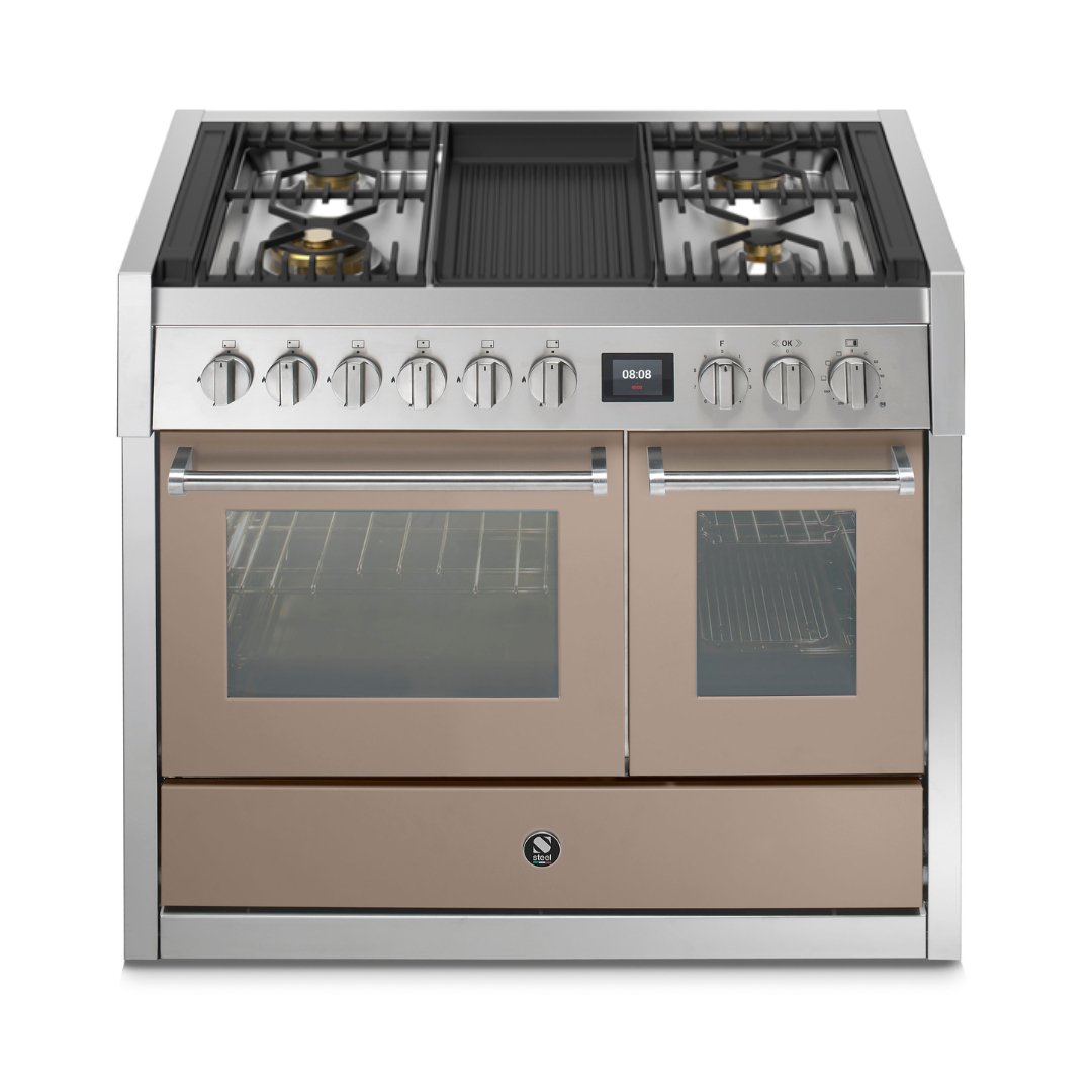 STEEL Cucine Genesi 100 cm - Double Oven - Carvers Interiors - Carvers Interior