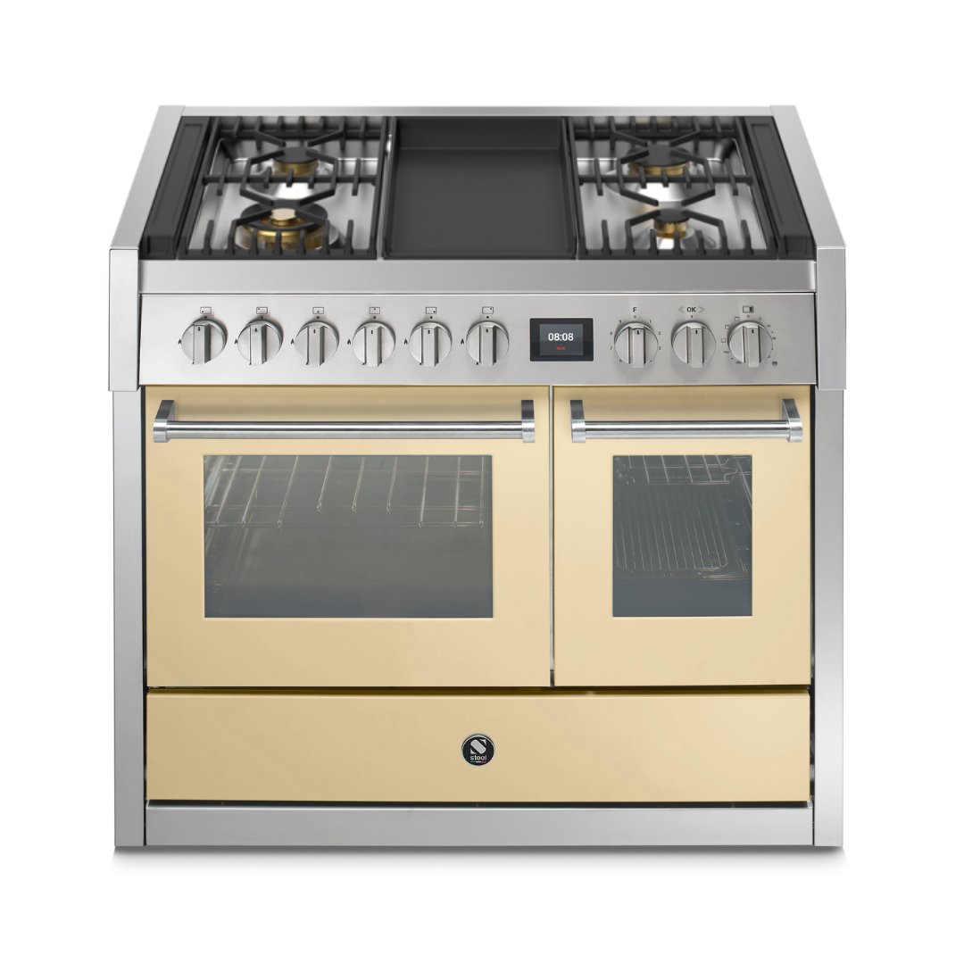 STEEL Cucine Genesi 100 cm - Double Oven - Carvers Interiors - Carvers Interior